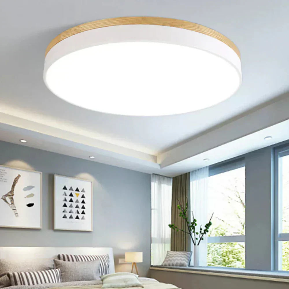 LumaNord Nordic Wood Ceiling Light for Cozy Homes Premium