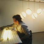 Lunara | Moon-Shaped Pendant Light | Vivrek