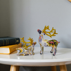 Vivrek - Escultura Abstracta de Ciervo - Escultura Decorativa de Mesa en Resina