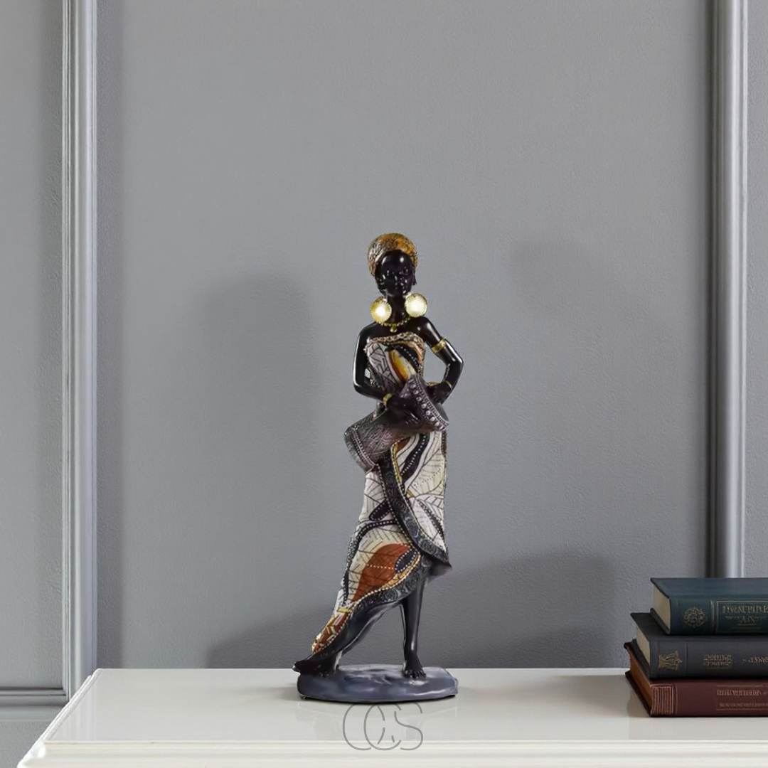 Vivrek - African Musicians Statue Set - Decorative Sculptures