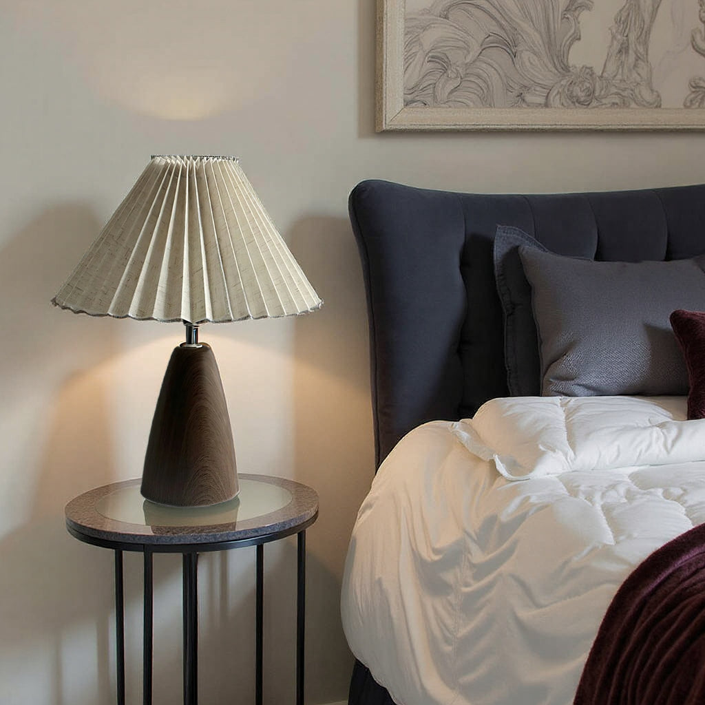 Vivrek - Beza linen table lamp