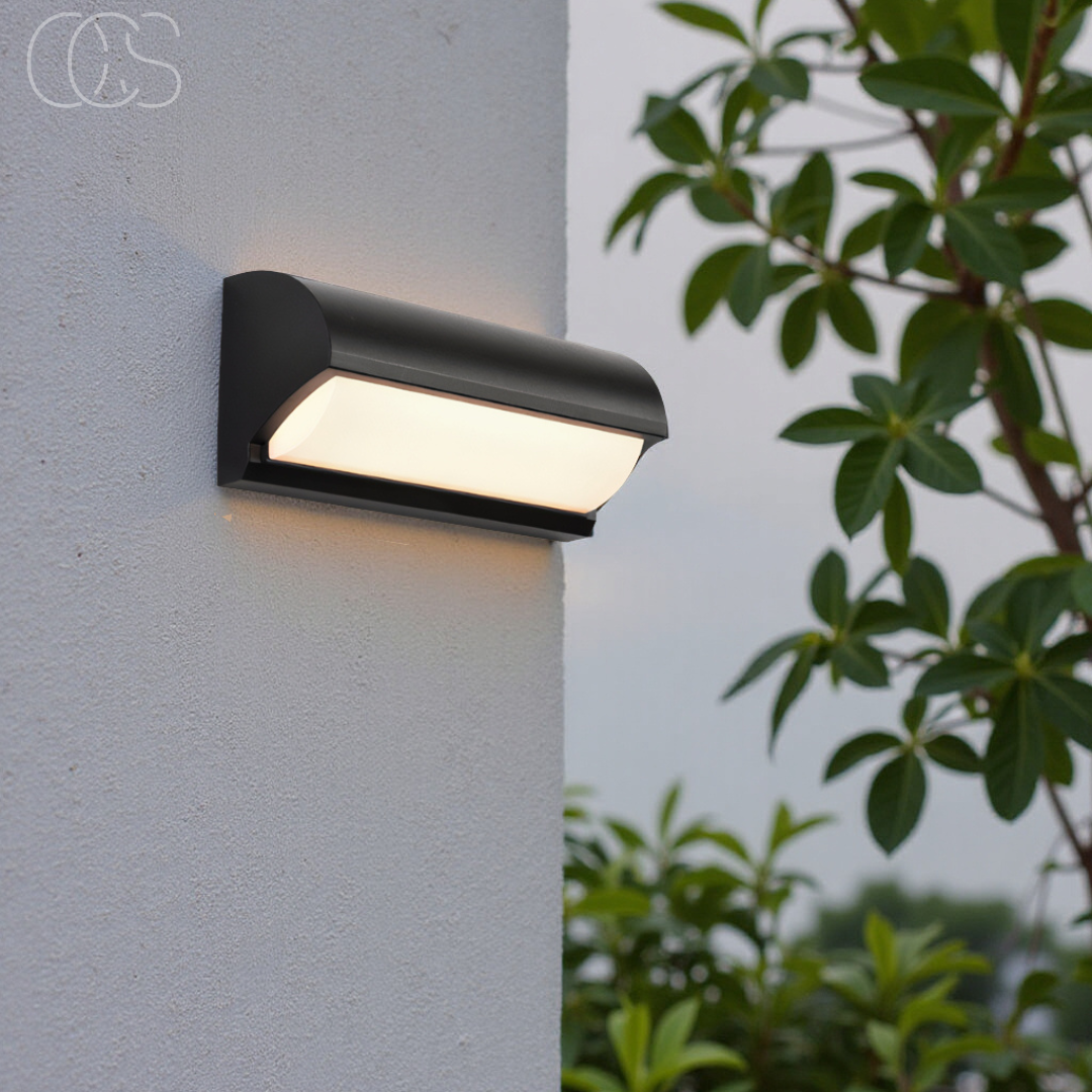Vivrek - Luz de Pared Exterior LED Negra