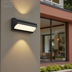 Vivrek - Luz de Pared Exterior LED Negra