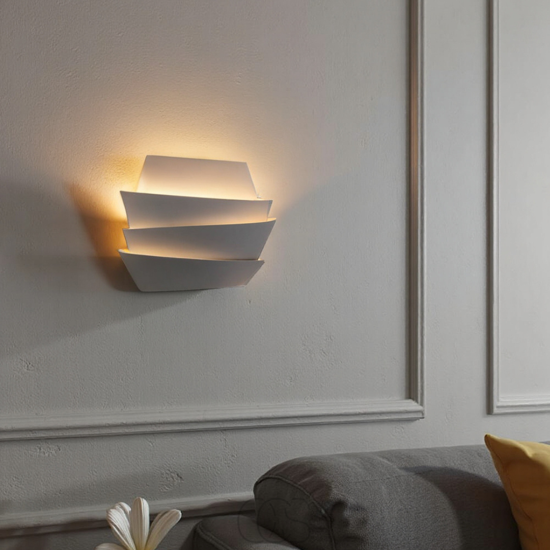 Vivrek - Lámpara de pared doble – diseño escandinavo y atmósfera cálida