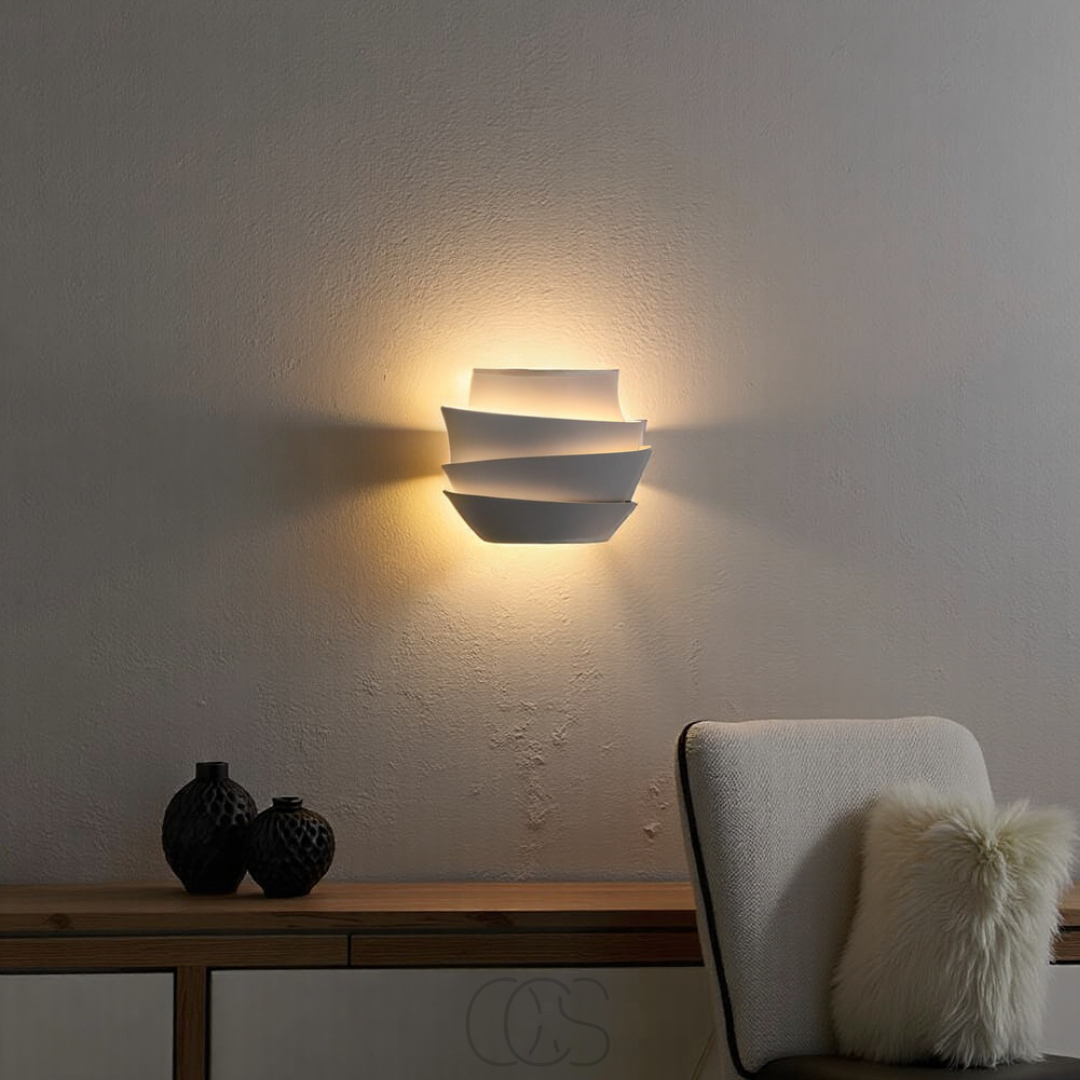 Vivrek - Lámpara de pared doble – diseño escandinavo y atmósfera cálida