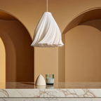 Vivrek - Lámpara de Techo de Tela Ventiladora - Textiles Modernos