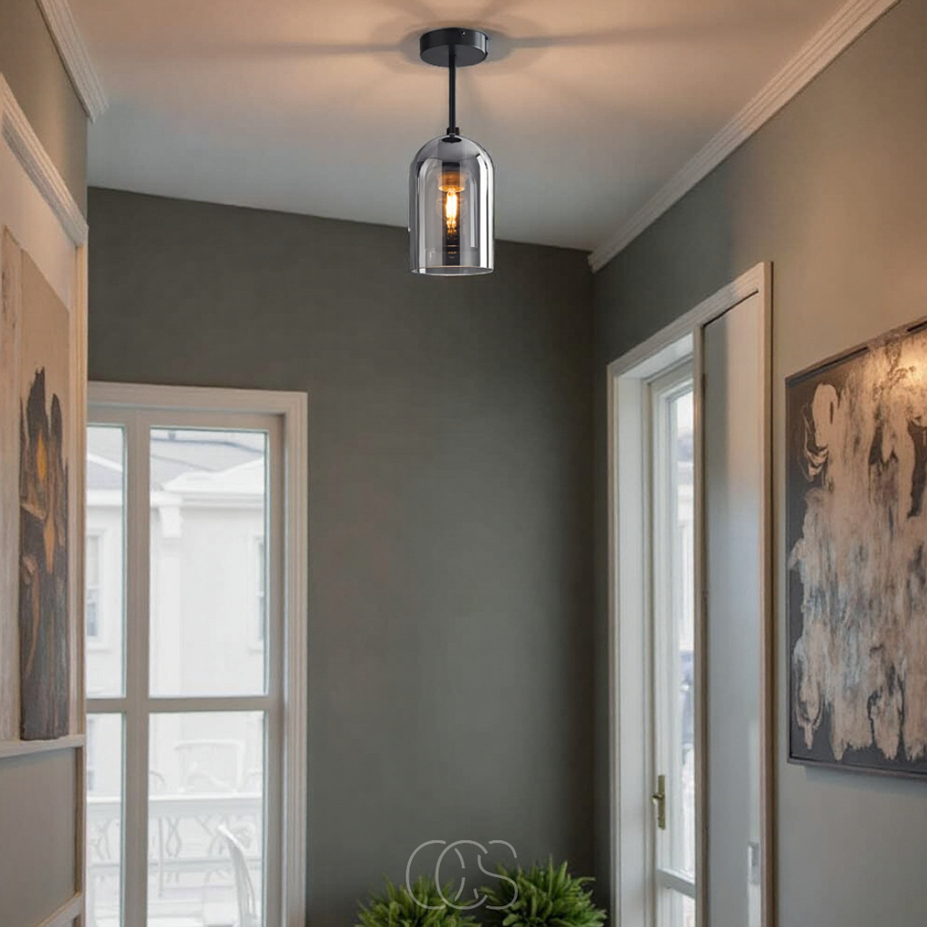 Vivrek - Glass Vintage LED ceiling lamp