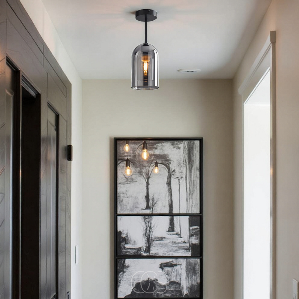 Vivrek - Glass Vintage LED ceiling lamp