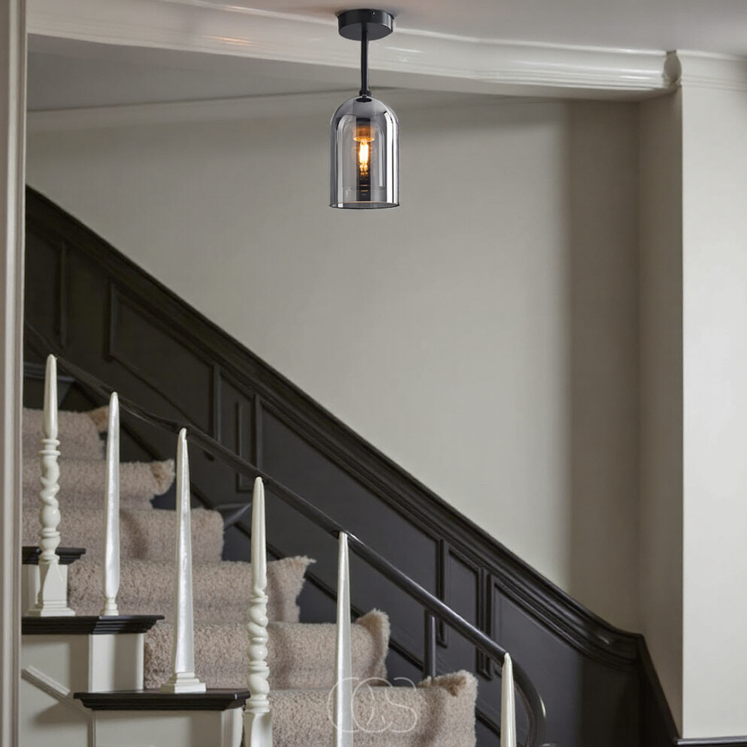 Vivrek - Glass Vintage LED ceiling lamp