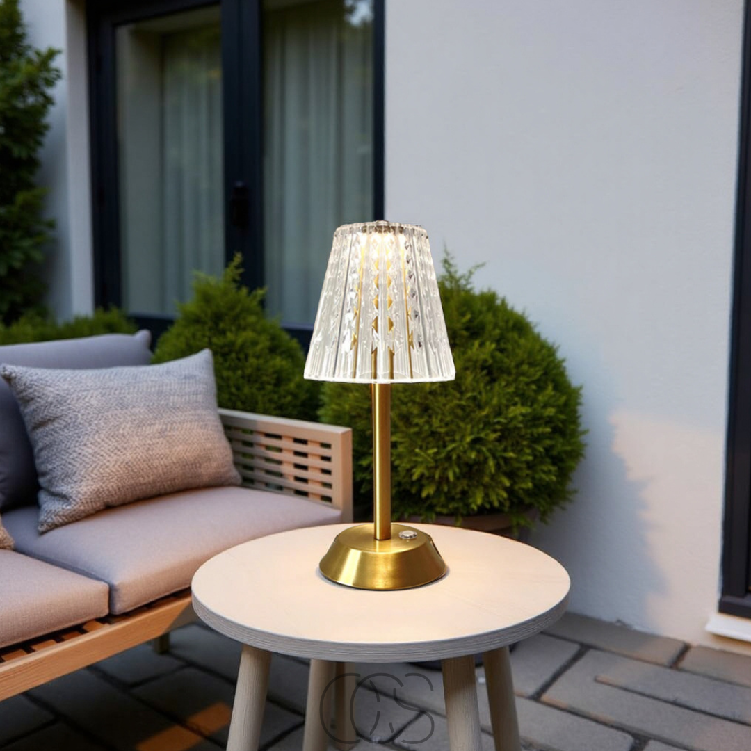 Vivrek - Lámpara de Ambiente de Cristal LED - luz lujosa, donde quieras