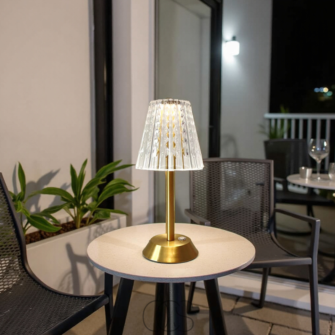 Vivrek - Lámpara de Ambiente de Cristal LED - luz lujosa, donde quieras