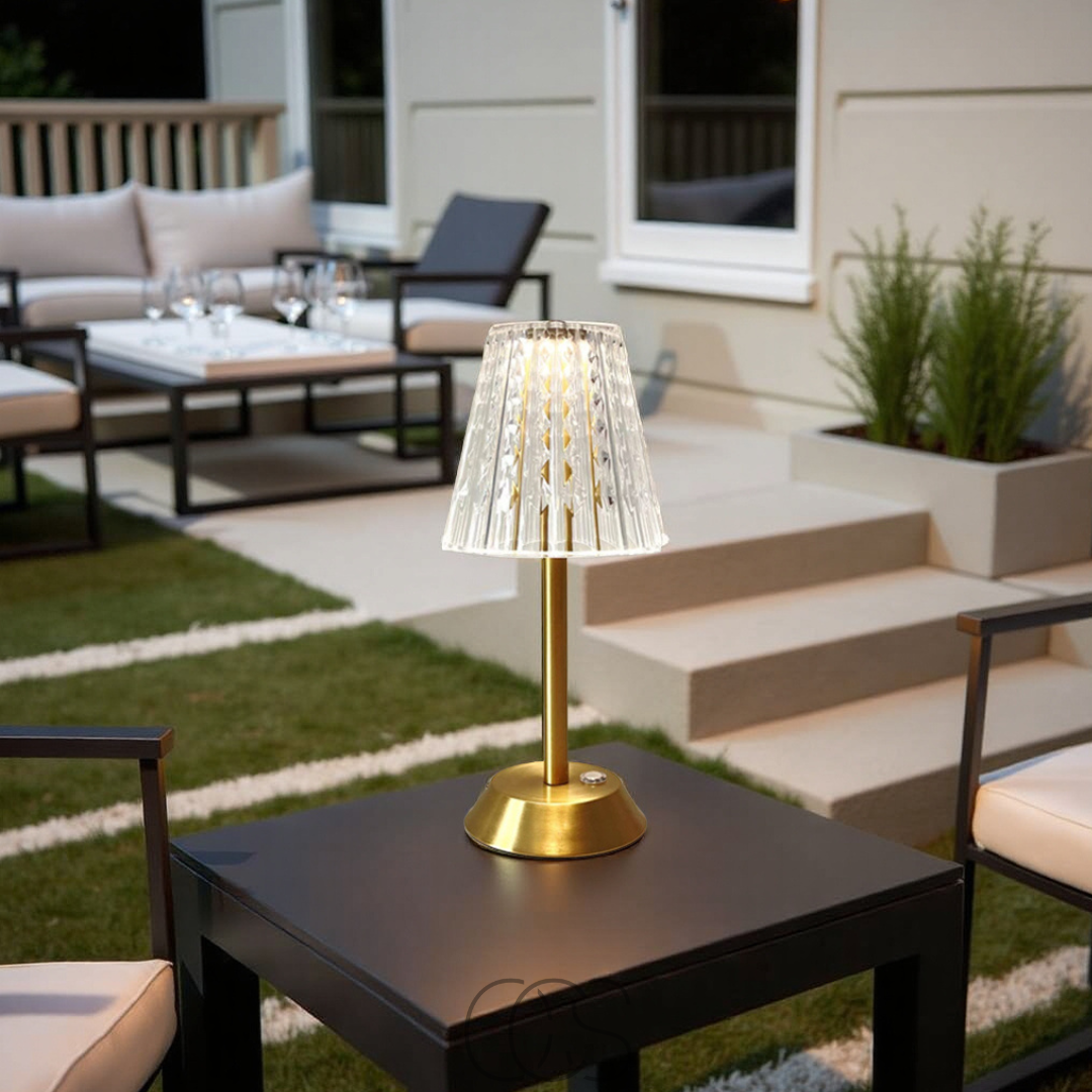Vivrek - Lámpara de Ambiente de Cristal LED - luz lujosa, donde quieras
