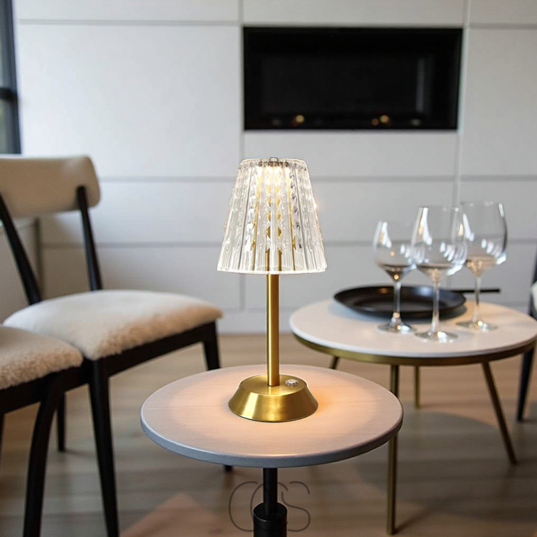 Vivrek - Lámpara de Ambiente de Cristal LED - luz lujosa, donde quieras