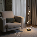 Vivrek - Lámpara de Pie Espiral LED Regulable