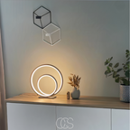Vivrek - Lámpara de Mesa LED Doble Anillo