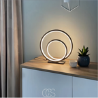 Vivrek - Lámpara de Mesa LED Doble Anillo