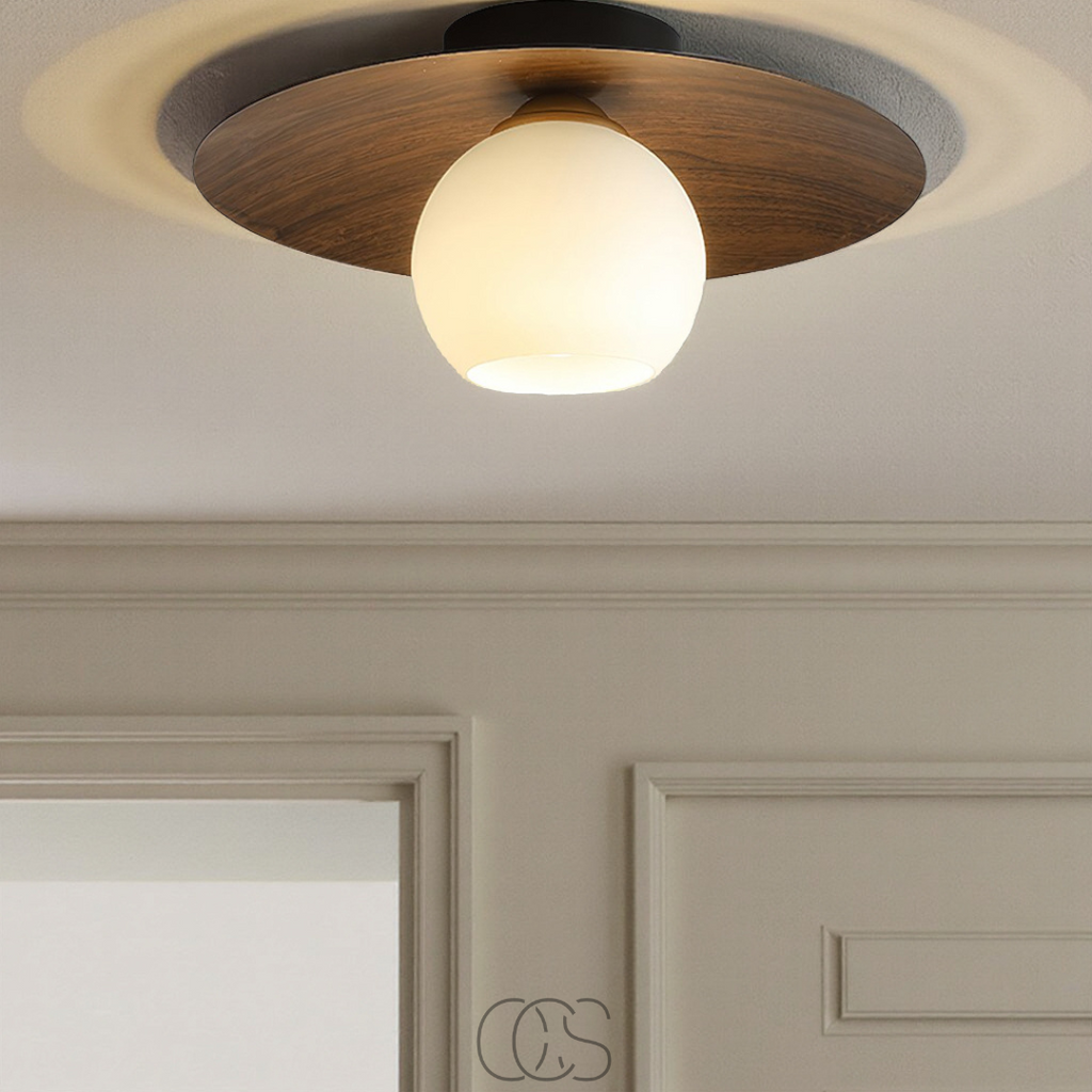 Vivrek - Lámpara de techo LED Loella - tranquilidad natural en el hogar