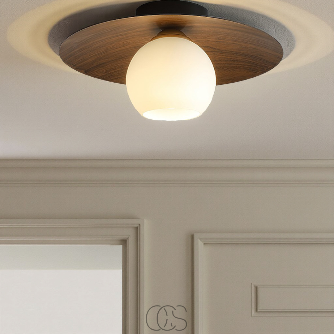 Vivrek - Lámpara de techo LED Loella - tranquilidad natural en el hogar