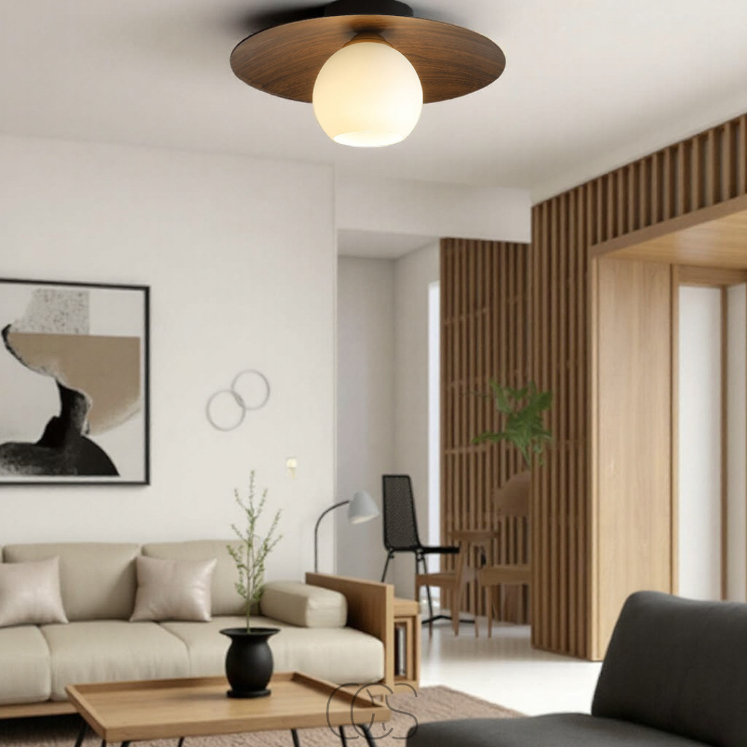 Vivrek - Lámpara de techo LED Loella - tranquilidad natural en el hogar