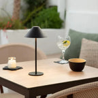 Vivrek - Lámpara de Mesa Inalámbrica de Lujo - Linterna LED Regulable por Tacto