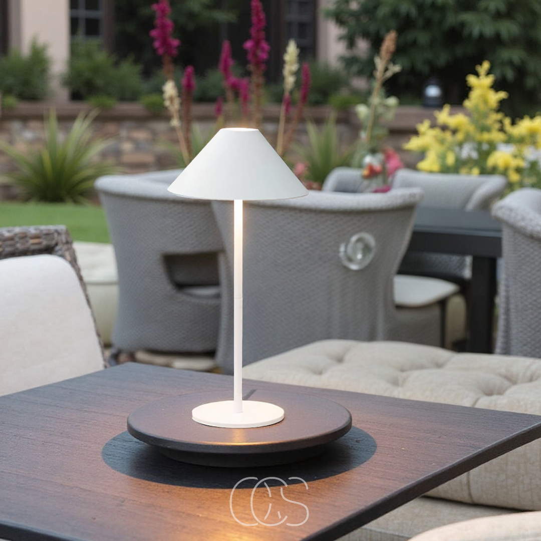 Vivrek - Lámpara de Mesa Inalámbrica de Lujo - Linterna LED Regulable por Tacto