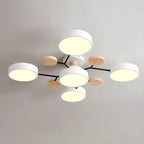 Vivrek - Lámpara de Techo LED de Metal Macaron - Regulable 3-Colores