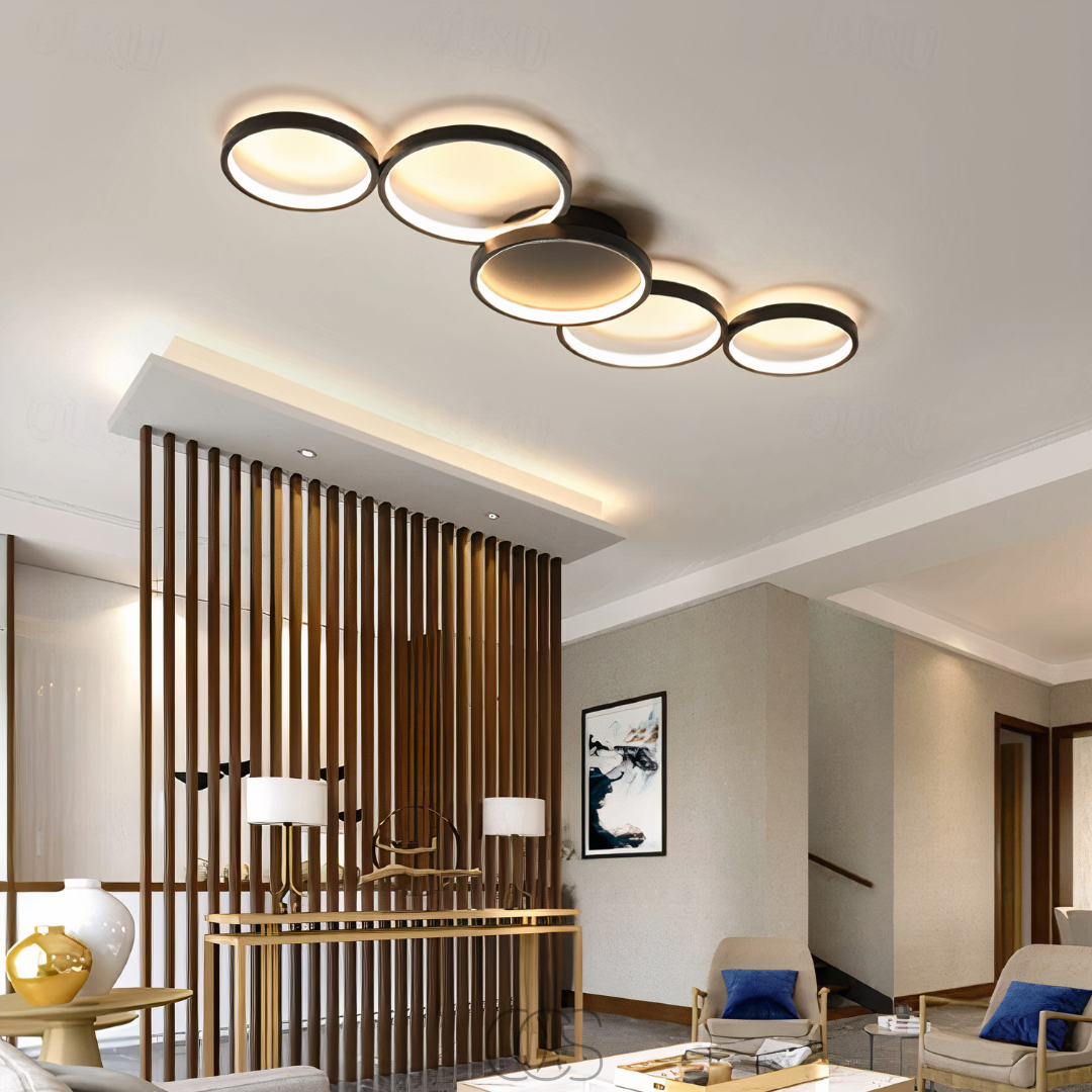 Vivrek - Lámpara de Techo de Diseño Moderno - Anillos LED