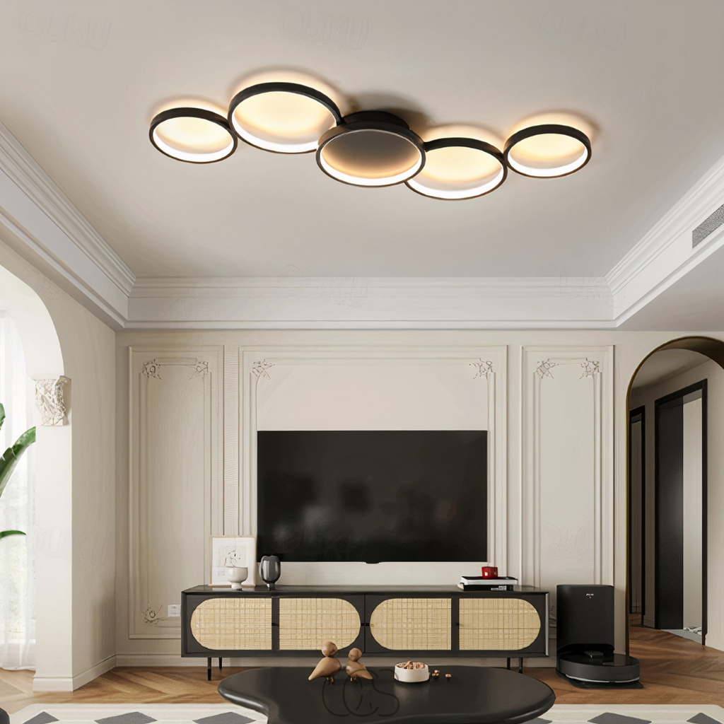 Vivrek - Lámpara de Techo de Diseño Moderno - Anillos LED
