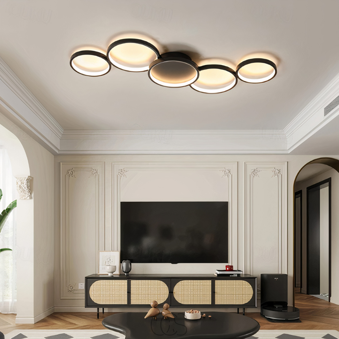Vivrek - Lámpara de Techo de Diseño Moderno - Anillos LED