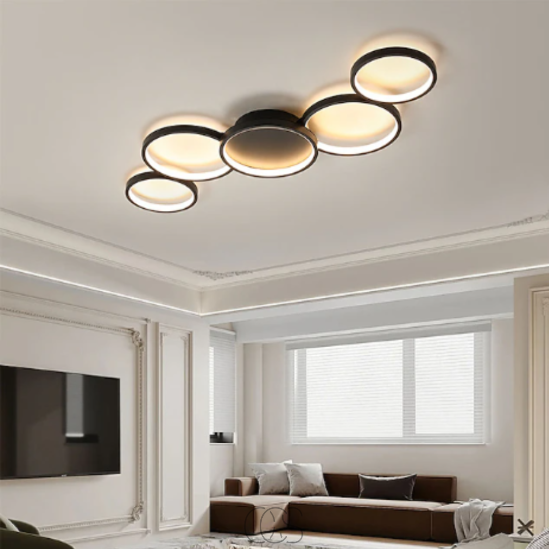 Vivrek - Lámpara de Techo de Diseño Moderno - Anillos LED