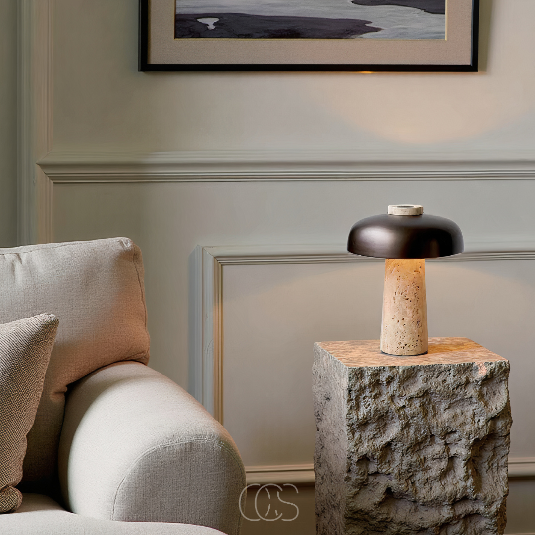 Vivrek - Modern Stone Table Lamp