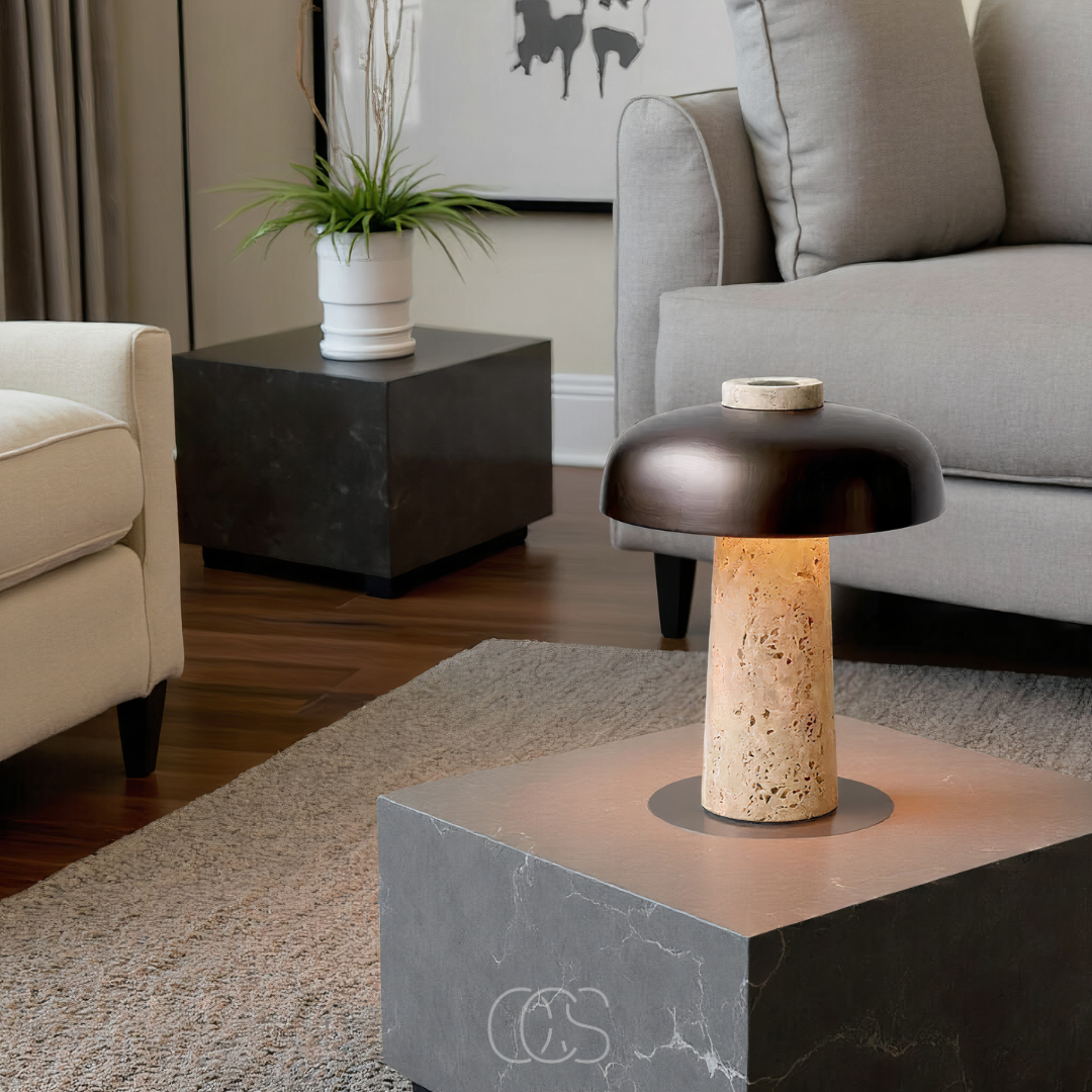 Vivrek - Modern Stone Table Lamp