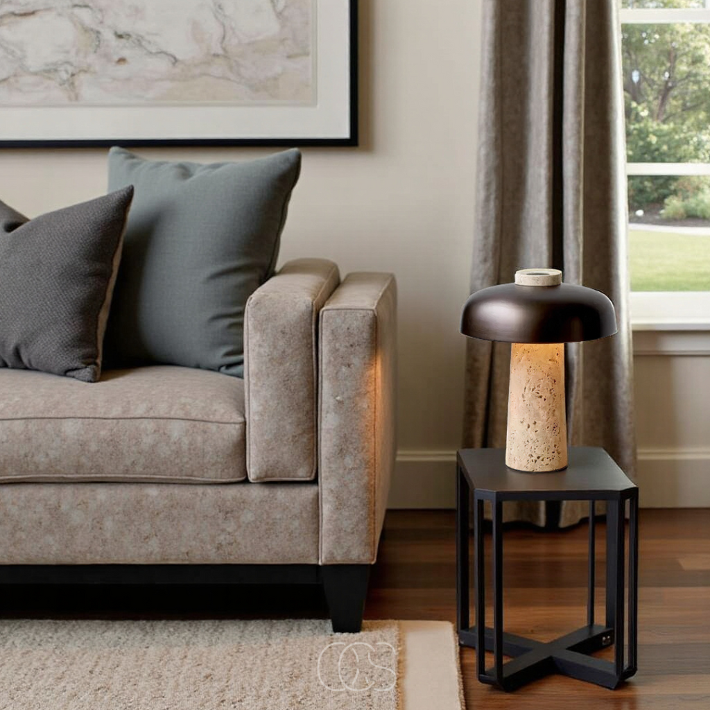 Vivrek - Modern Stone Table Lamp