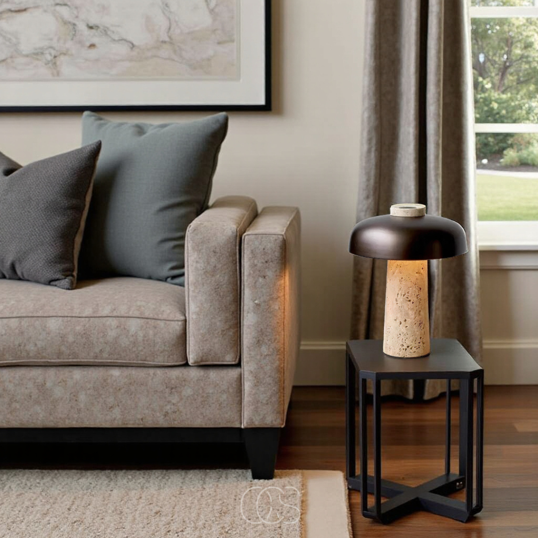 Vivrek - Modern Stone Table Lamp