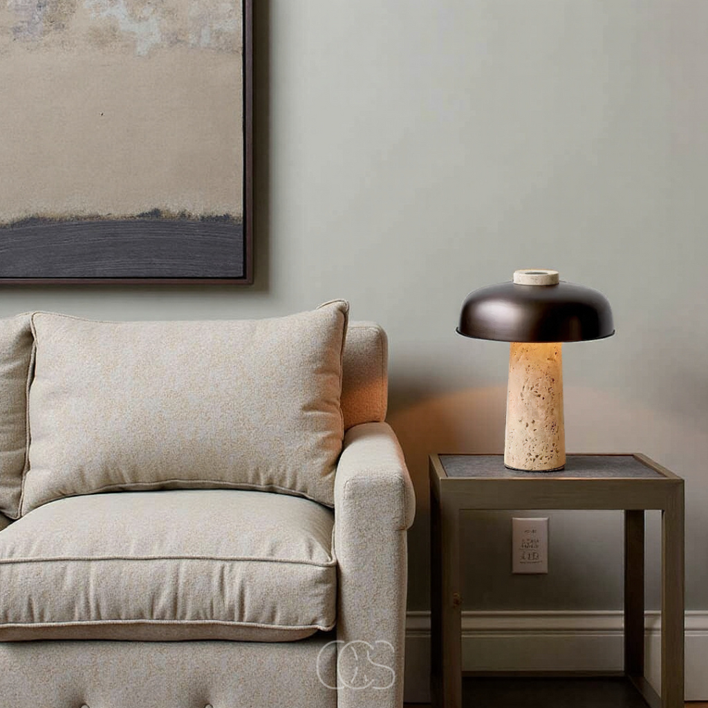 Vivrek - Modern Stone Table Lamp