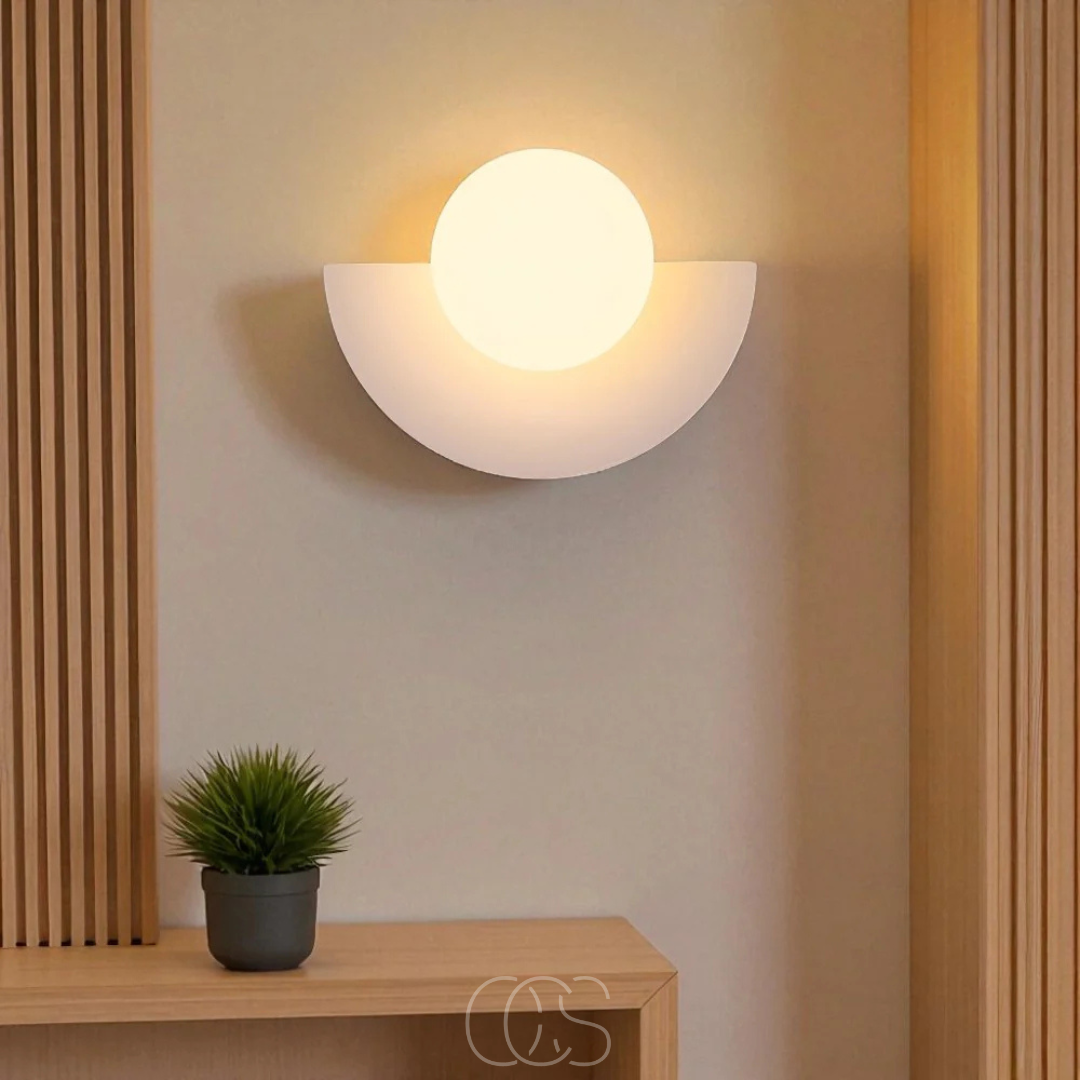 Vivrek - Nordic Half-Circular Wall Lamp – Scandinavian Design