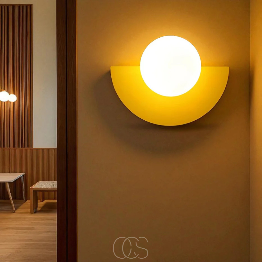 Vivrek - Nordic Half-Circular Wall Lamp – Scandinavian Design