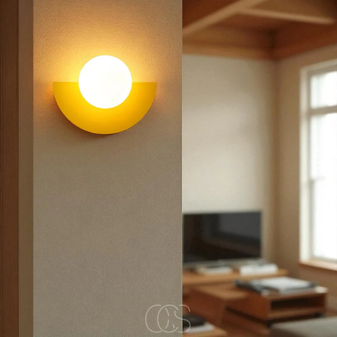 Vivrek - Nordic Half-Circular Wall Lamp – Scandinavian Design