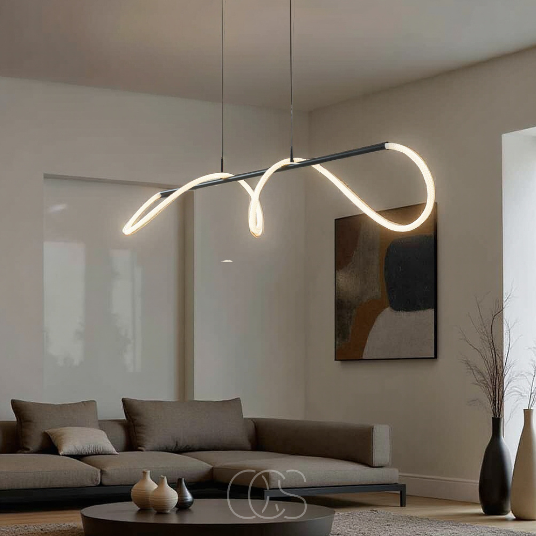 Vivrek - Lámpara colgante con tubos LED - Diseño moderno