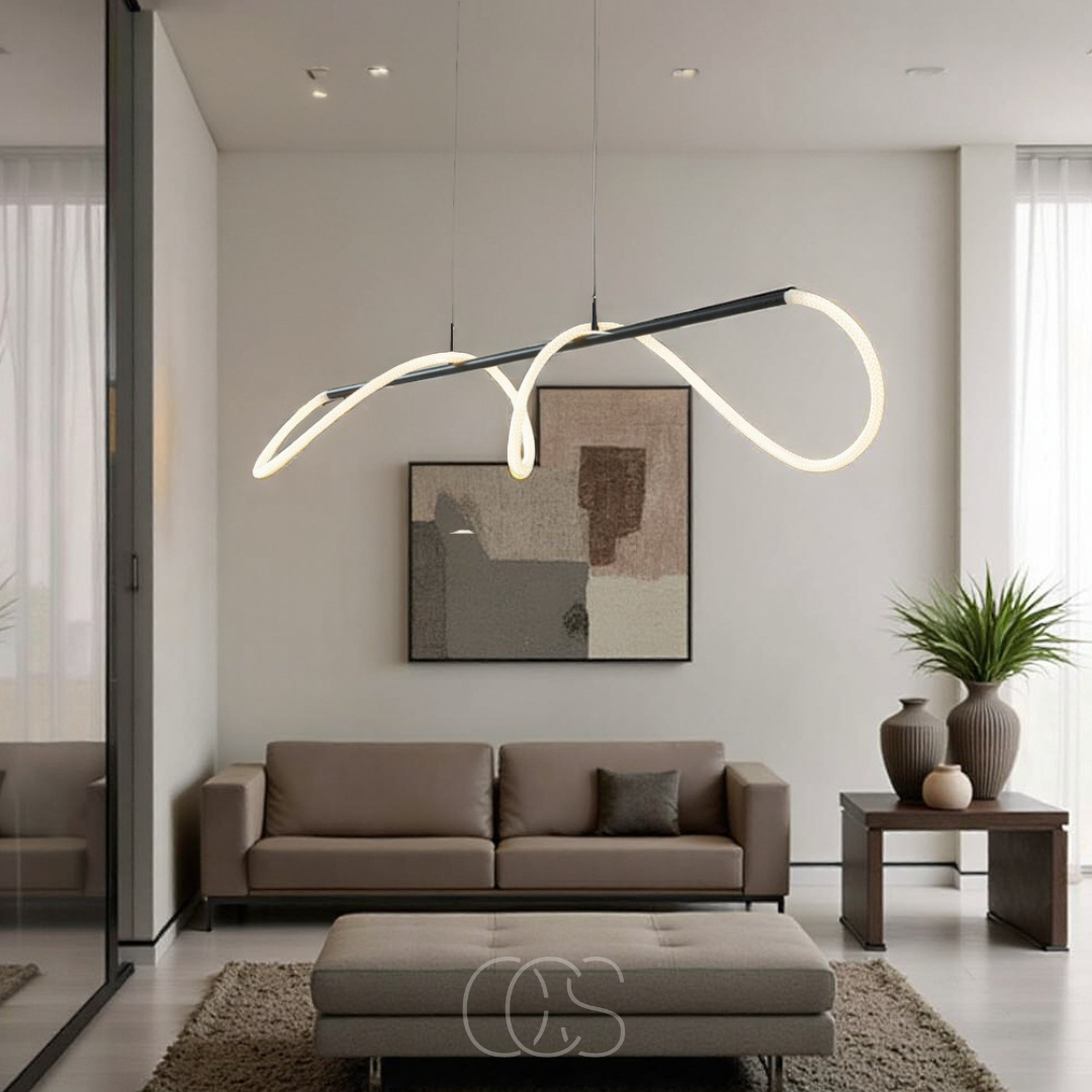 Vivrek - Lámpara colgante con tubos LED - Diseño moderno