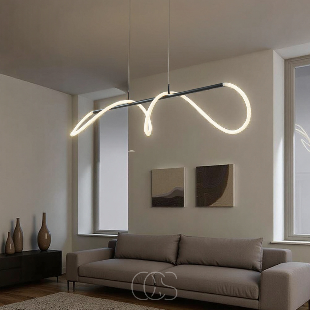 Vivrek - Lámpara colgante con tubos LED - Diseño moderno