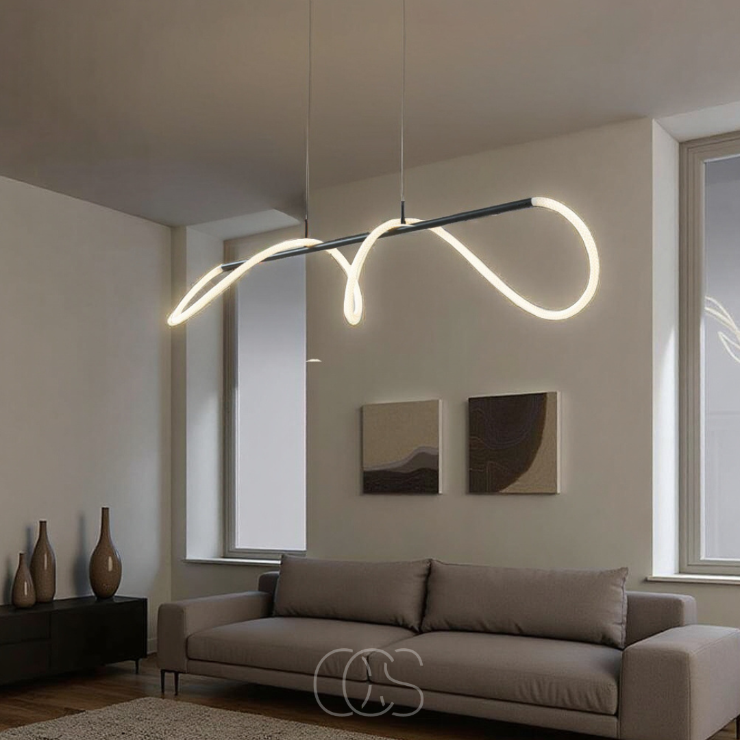 Vivrek - Lámpara colgante con tubos LED - Diseño moderno