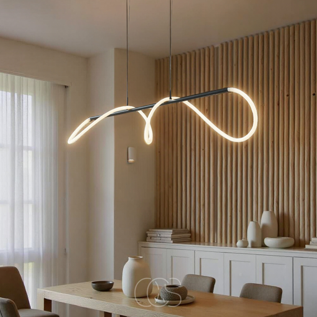 Vivrek - Lámpara colgante con tubos LED - Diseño moderno