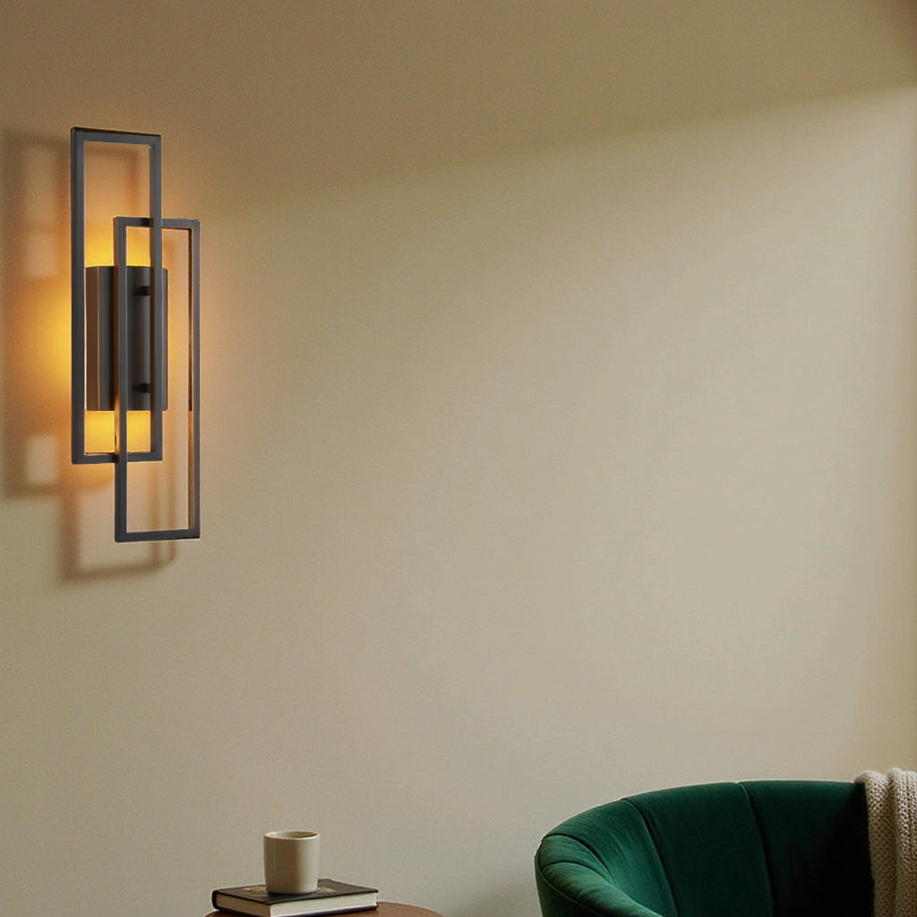 Vivrek - Lámpara de Pared LED Geométrica Rectangular
