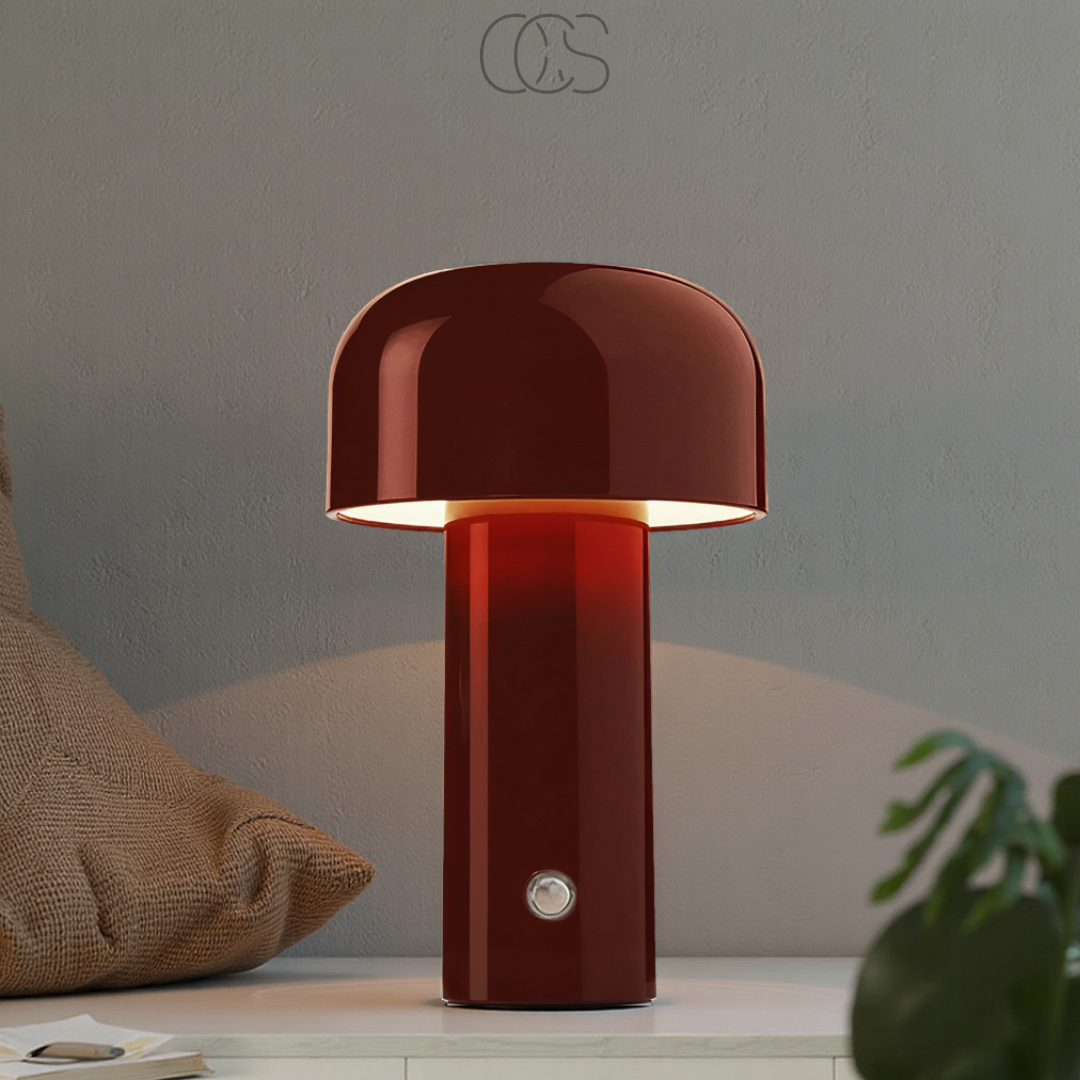 Vivrek - Lámpara de Mesa Retro – inalámbrica, regulable y se puede colocar en cualquier lugar