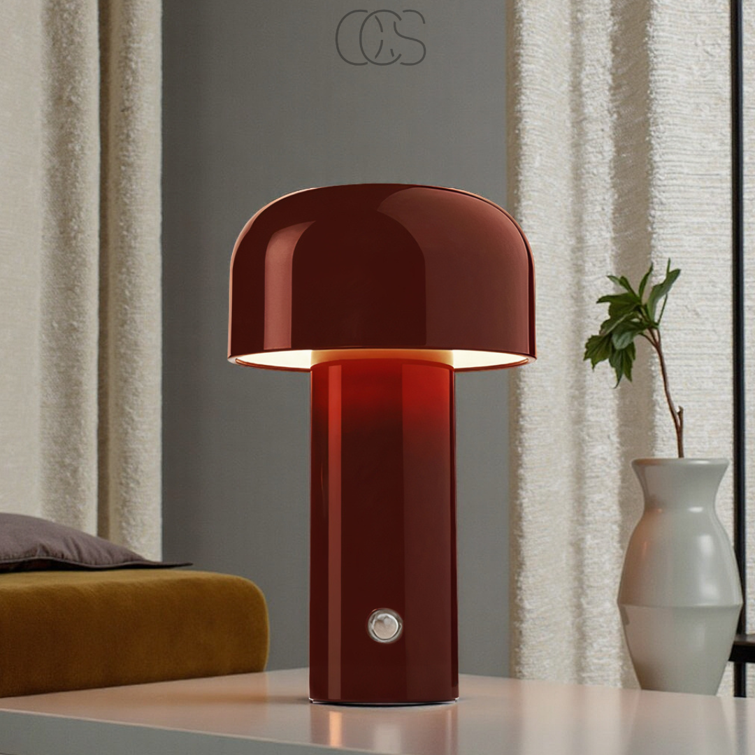Vivrek - Lámpara de Mesa Retro – inalámbrica, regulable y se puede colocar en cualquier lugar