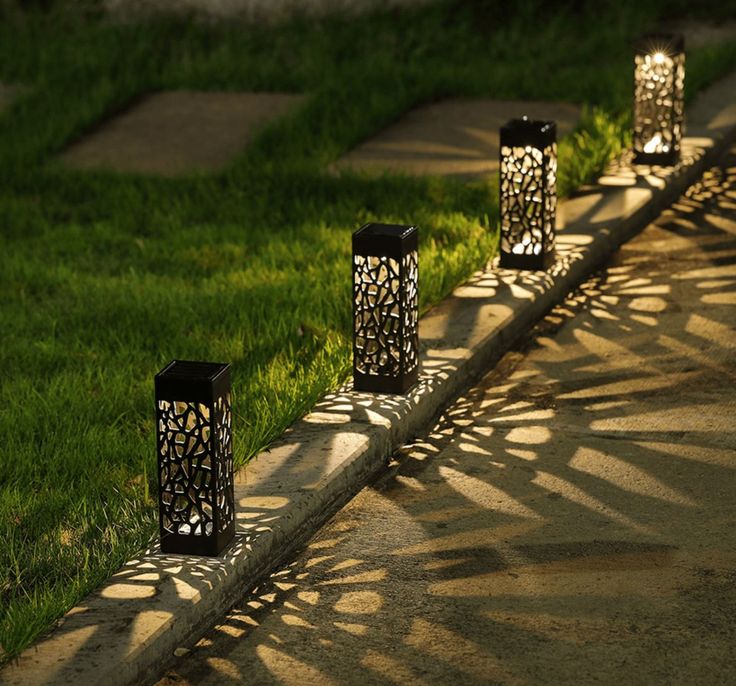 Vivrek - Poste de Luz Solar para Jardín - Lámpara Solar Inalámbrica para Exteriores