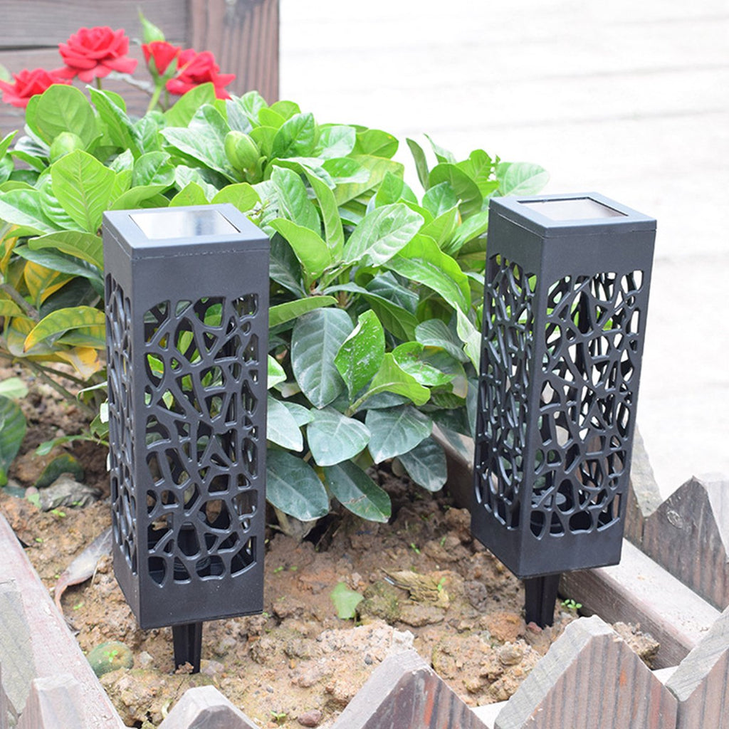 Vivrek - Poste de Luz Solar para Jardín - Lámpara Solar Inalámbrica para Exteriores