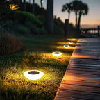 Vivrek - Iluminación Solar LED de Suelo - Impermeable IP65 - Duradera y Fácil