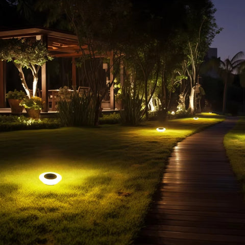 Vivrek - Iluminación Solar LED de Suelo - Impermeable IP65 - Duradera y Fácil